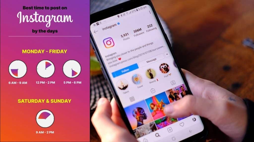 5 Best times to post on instagram