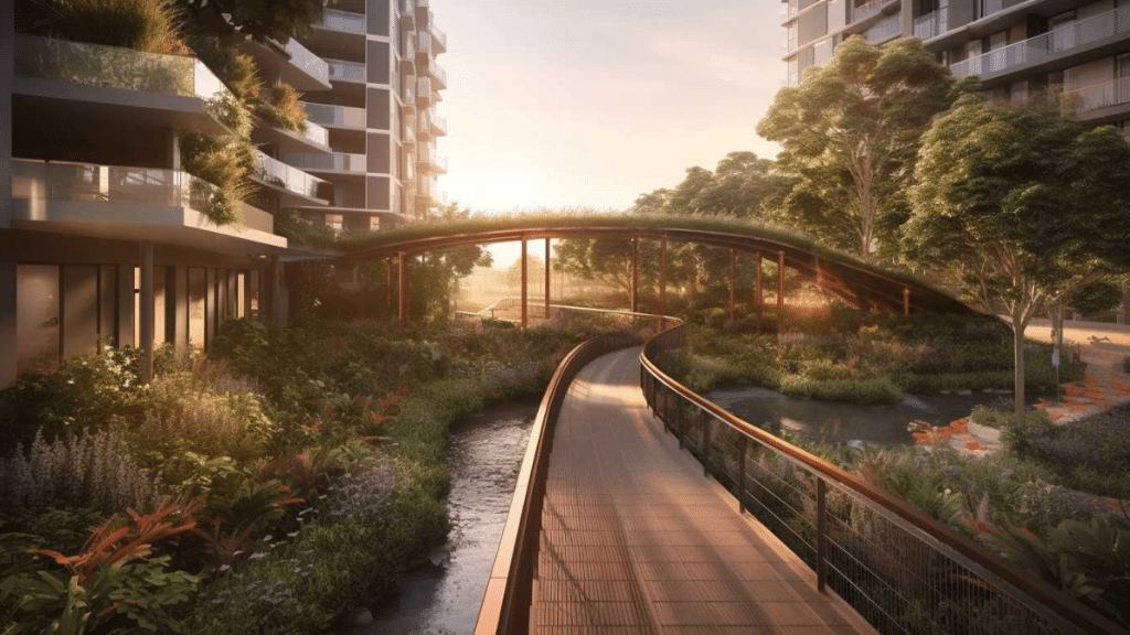 Chencharu Close Condo Mix Development A Green Oasis for a Vibrant, Active Lifestyle in Line with URA Master Plan's Focus on Green Spaces and Recreational Areas