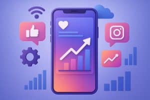 Instagram analytics dashboard illustrating growth trends and digital marketing innovation tools