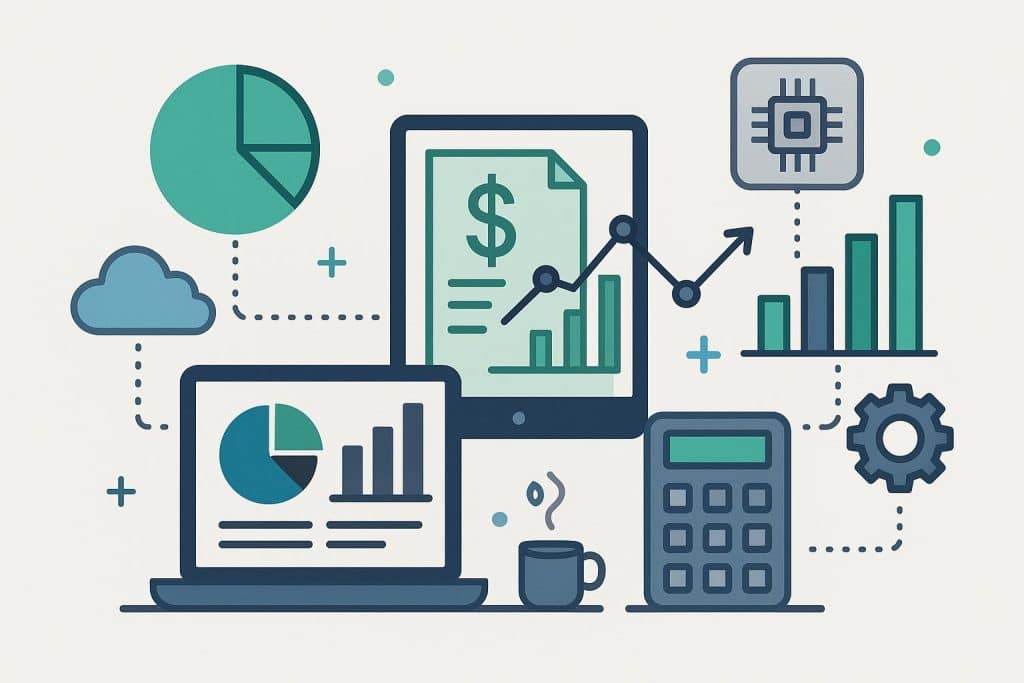 Modern finance technology tools and software powering efficient business financial management