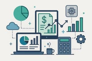 Modern finance technology tools and software powering efficient business financial management