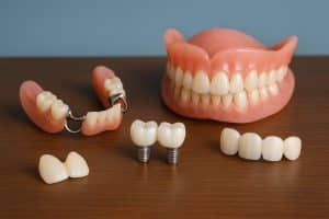 Dental implants and bridges for multiple teeth replacement at a Fort Worth dental clinic