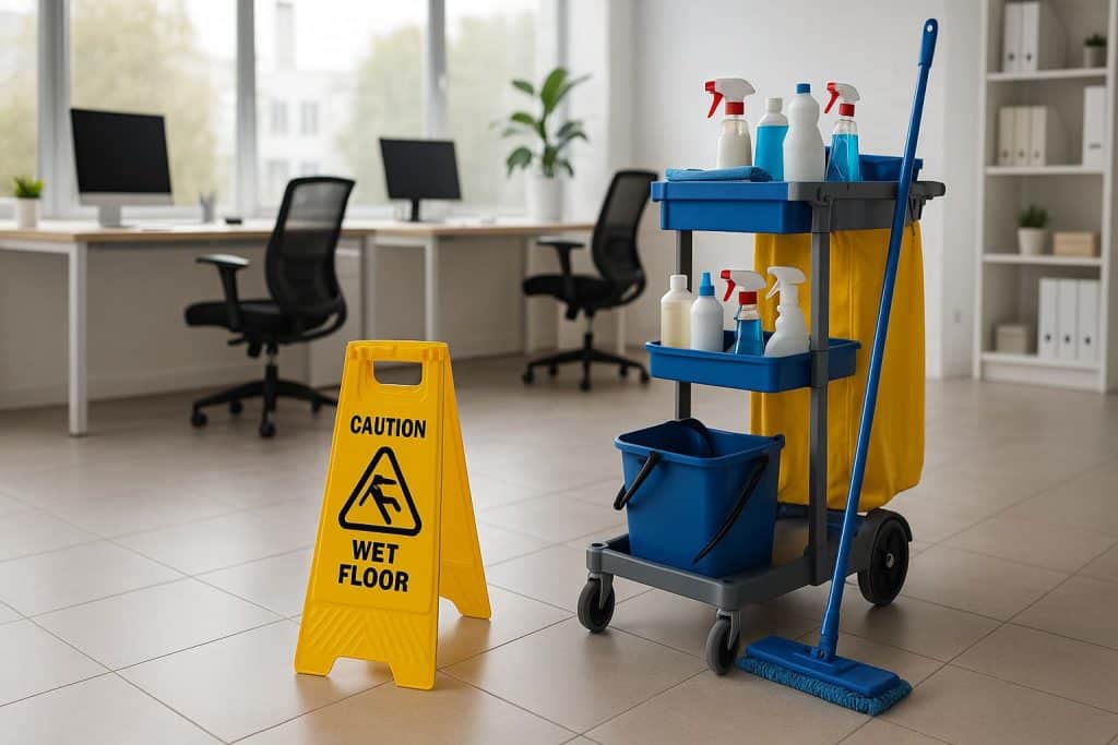 Modern Boise office sparkling after professional commercial cleaning services