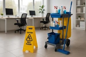 Modern Boise office sparkling after professional commercial cleaning services