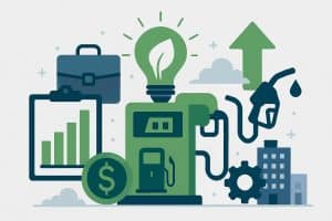 Automated fuel management system optimizing workplace energy efficiency and cost savings
