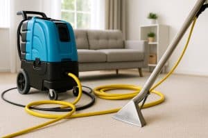 Professional carpet cleaning in Melbourne with modern equipment and spotless results