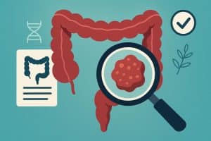 Colorectal cancer screening tools and prevention concept for early detection and health awareness
